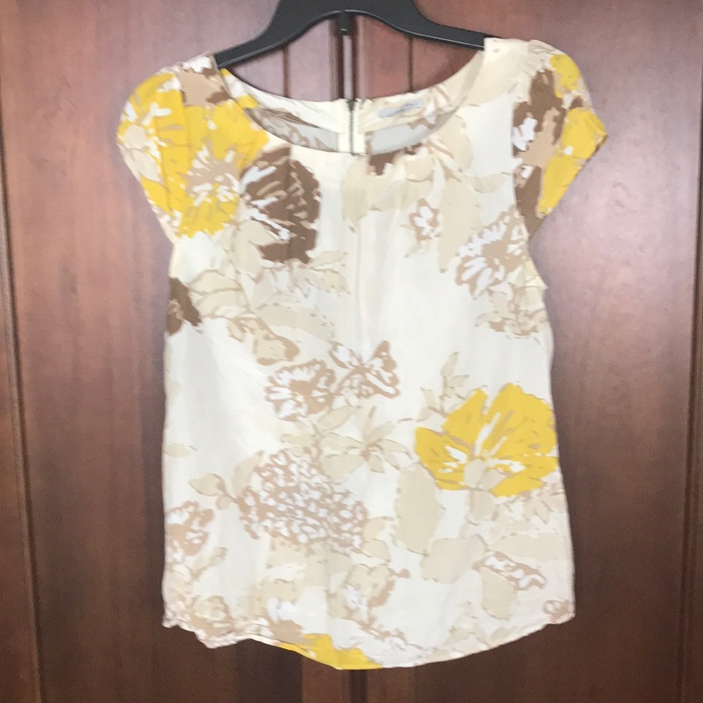 Halogen Silk Blouse Small